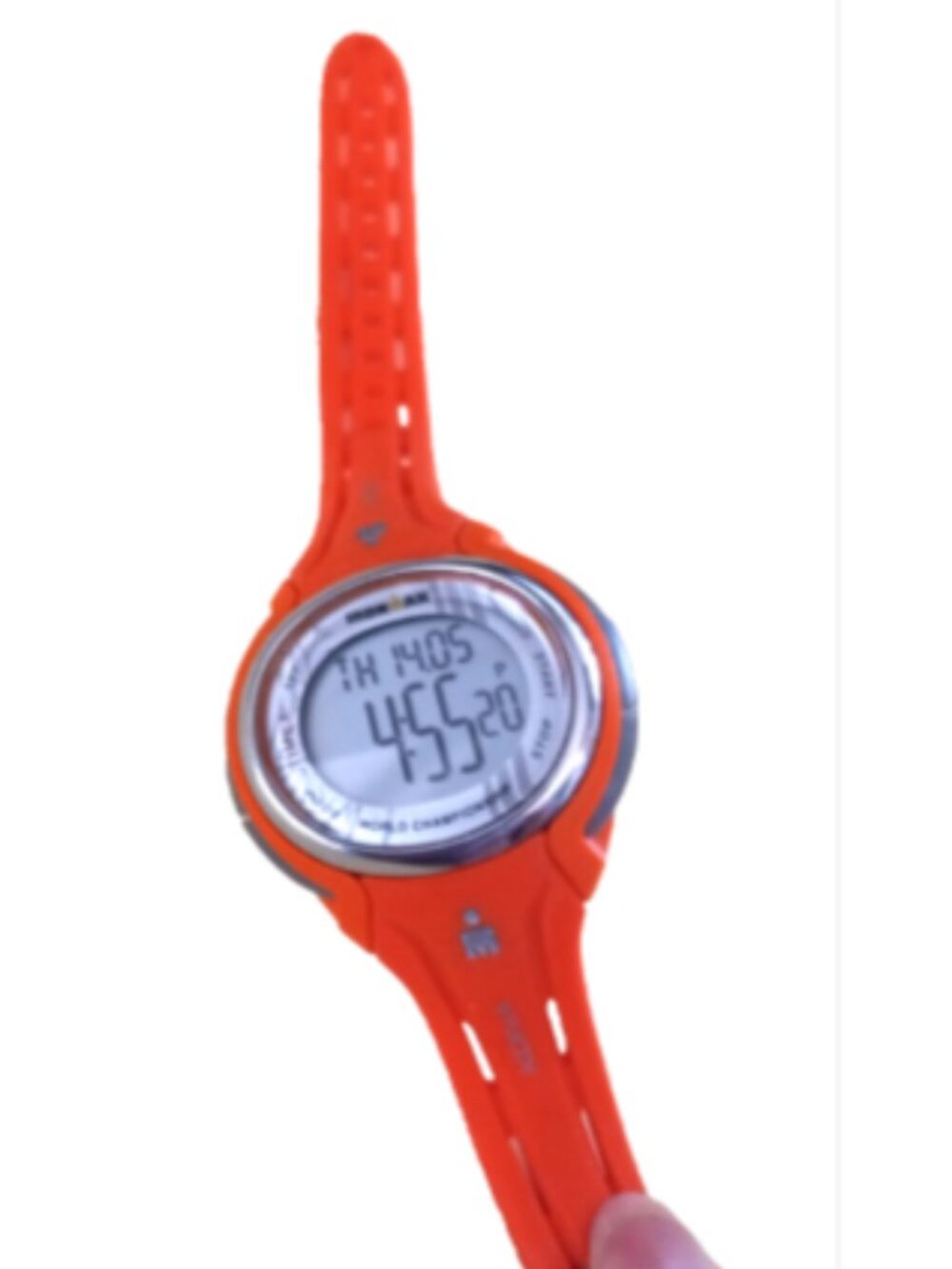 Timex Ironman Triathlon Women’s Digital Watch Orange Silicone Band Working